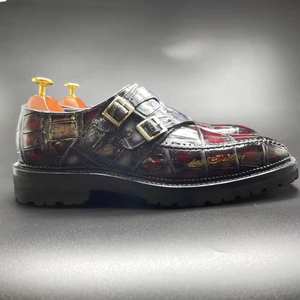 รองเท้าเดรสผู้ชาย <span class=keywords><strong>Goodyear</strong></span> รุ่นหรูหรา ไซส์ใหญ่ หนังจระเข้แท้ รองเท้าทางการคุณภาพสูงสำหรับผู้ชาย รองเท้าทำงานสำหรับผู้ชาย - Product Image 6