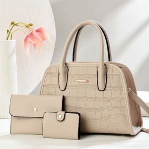 3Pcs Girls Handbag Purse Set Luxury PU Leather Hand Bags - Product Image 5