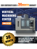 Centre d'usinage vertical VMC650, broche BT40, machine de fraisage CNC pour le traitement de petits moules
