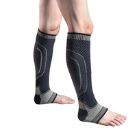 Protège-cheville de sport extensible en nylon tricoté, respirant, compression, soutien de la jambe, protection professionnelle, sports de balle, antidérapant