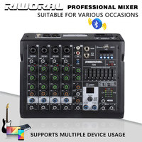 Console audio DJ professionnelle TD4 2 canaux, 48V USB MP3 99 DSP, cartes son et mélangeurs haut de gamme