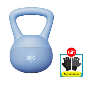 Kettlebell Morbido 5KG 10LB Attrezzatura Fitness per Casa per Donne e Uomini Allenamento di Forza Sollevamento Fianchi Squat - Product Image 5