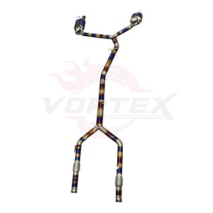 Vortex ไทเทเนียม catback Fit AMG C43 W205 2016-2023เผาสีฟ้าเสร็จ - Product Image 3