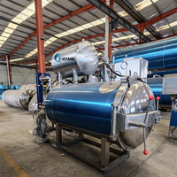 Autoclave industriel stérilisateur et cuiseur de thon pour la transformation des aliments en conserve