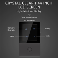 Router Wifi 4G Mini Saku Kustomisasi OEM/ODM dengan Baterai Internal, Router Wifi 6 untuk SOHO & Perjalanan