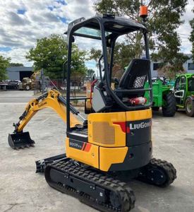Miniexcavadora de cadenas 9017FZTS nueva de alta eficiencia de 1.7 toneladas con motor para proyectos de construcción urbana y paisajismo - Product Image 3