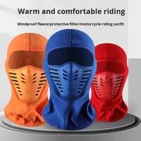 Cache-tête unisexe en polyester pour moto, vélo, conduite tout-terrain, protection anti-poussière, respirant, masque chaud d'hiver