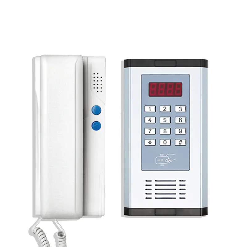 متعددة شقة هاتف باب صوتي (إنتركوم) نظام اتصال داخلي 2 طريقة الصوت الداخلي
