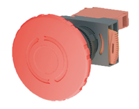NPB22 Industrial 22mm plástico Metal electrónico LED impermeable botón de parada de emergencia 10A 240V 1NO1NC terminal de tornillo cabeza grande