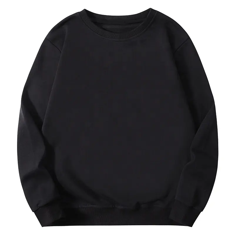 थोक सादे काले crewneck sweatshirt के 85% कपास स्वेटर oversized sweatshirt के रिक्त ऊन यूनिसेक्स महिलाओं hooded sweatshirts