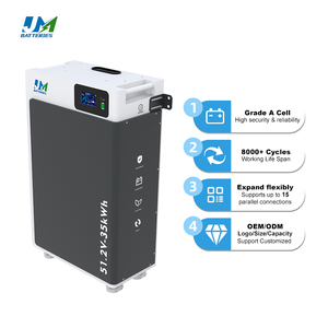 โรงงานผู้ผลิต JM แบตเตอรี่โซลาร์เคลื่อนที่ได้ 684Ah 700Ah 51.2V 35kW ระบบกักเก็บพลังงานแสงอาทิตย์ 35kWh แบตเตอรี่ลิเธียมไอออน - Product Image 2