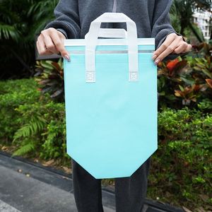 Bolsa Térmica Reutilizable Ecológica Personalizada, Bolsa de Comida para Llevar, Impresión de Logotipo Personalizado, Bolsas Reutilizables Reciclables - Product Image 4