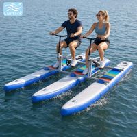 Bateau à ponton long deux places, cadre en aluminium, haute pression, adapté aux eaux peu profondes, portable, de Chine, Lumark