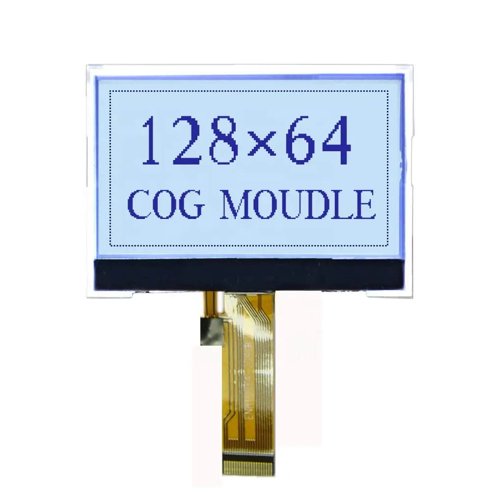 مصنع شاشات الكريستال السائل 128x64 FSTN شاشة LCD رسومية إيجابية LCD 12864 النقاط لجهاز محمول باليد