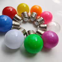 Ampoule LED colorée E27 B22, matériel en aluminium, pour la décoration de festival