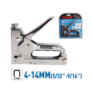 Pistola de grapas metálicas multifunción FIXTEC de 4-14 mm para clavos de hierro, grapas decorativas para techos y manualidades. - Product Image 5