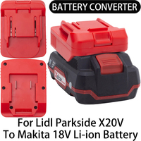 Adaptateur pour outils Li-ion 18V pour convertir en Lidl Parkside X20V Adaptateur de batterie Li-ion Accessoires pour outils électriques