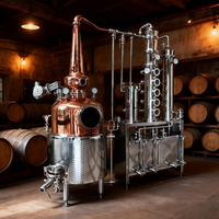 Système de distillation fractionnée multicolonne industriel pour l'affinage de l'éthanol de haute pureté et des huiles essentielles, multi-distillation