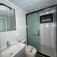 Maison préfabriquée en acier de luxe extensible de 20/30/40 pieds, avec salle de bain et cuisine, pour usage en villa.