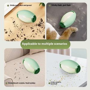 Rouleau à peluches réutilisable Portable Mini Lint Remover Cat Pet Hair Rollers Sticky Cleaner pour vêtements Lavable <span class=keywords><strong>Gel</strong></span> Lint Roller Ball - Product Image 5