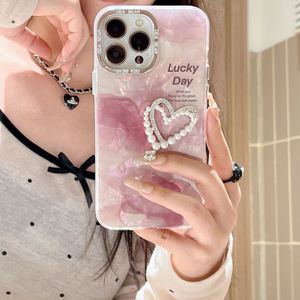 Custodia protettiva in TPU per braccialetto con conchiglia di perle 3D per Iphone16 15 14 13 12 11Plus/pro/pro/pro Max per <span class=keywords><strong>Huawei</strong></span> mate50/60pro - Product Image 4