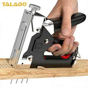 Pistola Sparagraffette Manuale Antiscivolo Resistente per Lavorazione del Legno, Decorazione Mobili, Utensile per Chiodatura - Product Image 2