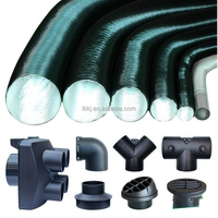 Tuyau de chauffage de voiture en feuille d'aluminium PVC ondulé durable de 100m 24-90mm Tube de chauffage diesel de stationnement d'air flexible à haute pression