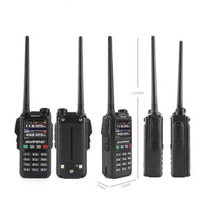 Radio amateur Baofeng BF-UV18H 2023, nouvelle version originale, six bandes NOAA, double bande, chargeur USB Type-C, talkie-walkie avec GPS <span class=keywords><strong>VFO</strong></span> - Product Image 1