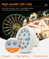 Promotion : Lumières LED 60MM AC24V IP65 SMD 3535 pour Manèges et Parcs d'Attractions, Corps en Plastique