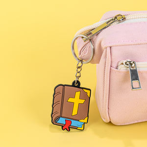 Llaveros de Goma de Jesús al por Mayor, Novedad, Dibujos Animados, Duraderos, Estilo Único, Múltiples Temas, Regalos, Llaveros de PVC 2D - Product Image 5