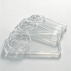 Coque arrière transparente <span class=keywords><strong>ultra</strong></span>-fine pour <span class=keywords><strong>Xiaomi</strong></span> Mi 12-15 et Redmi K Series avec protection d'objectif de caméra à grand cercle et bord droit – <span class=keywords><strong>Prix</strong></span> de gros en vrac - Product Image 2