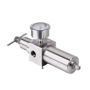 SS316 pneumatique air opérer huile lubrifiant filtre lubrificateur régulateur SFR200-02 1/4 "FRL fabricant - Product Image 1