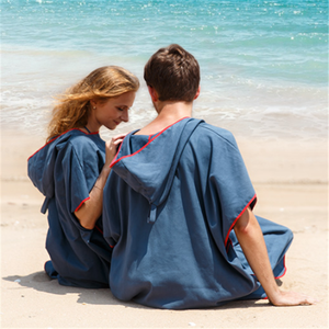 Commercio all'ingrosso logo personalizzato quick dry in microfibra da surf <span class=keywords><strong>poncho</strong></span> telo da mare <span class=keywords><strong>con</strong></span> <span class=keywords><strong>cappuccio</strong></span> - Product Image 5