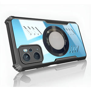 Pour OPPO A98 A96 A95 A80 A79 A60 A53S A52 FindX8 <span class=keywords><strong>PROCase</strong></span> Coque transparente avec cadre airbag anti-poussière, dissipation thermique, respirante, pour esports - Product Image 1