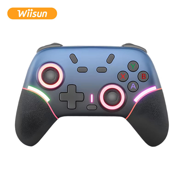 OEM X9 Wireless BT Gamepad Joystick with Vibration Motor RGB Lighting for Android/iOS/PC/ Switch