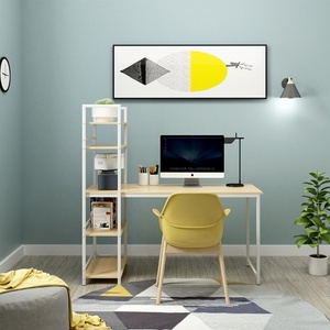 2022 Modern Wooden Office <b>Desk</b> for Home Convertible Notebook Computer <b>Desk</b> with Study & Writing Features - Product Image 1
