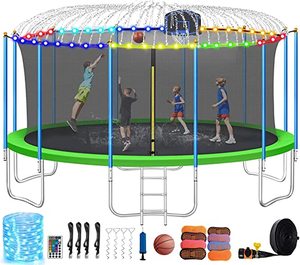 6FT 8ft 10ft <span class=keywords><strong>12ft</strong></span> 14ft 16ft bán tốt nhất lớn ngoài trời trẻ em xách tay nhảy tập thể dục <span class=keywords><strong>Trampoline</strong></span> với Net - Product Image 1