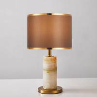 Nouvelle lampe de bureau en marbre postmoderne, design LED flexible et réglable haut de gamme pour la décoration du salon et de la chambre