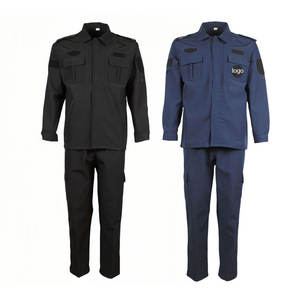¡Novedad de China! Ropa DE SEGURIDAD azul marino, uniformes <span class=keywords><strong>formales</strong></span>, conjunto de guardia, disfraces, uniformes de seguridad, Top y pantalones, 2017 - Product Image 6