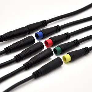 电缆线绳组M8圆形连接器工业3针4针5针6针8针3 4 5 6 8针M8传感器电缆