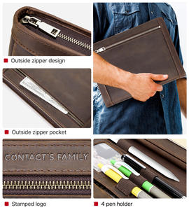 Funda de Cuero con Cierre y Múltiples Bolsillos para <span class=keywords><strong>Samsung</strong></span> <span class=keywords><strong>Galaxy</strong></span> Tab, Funda para Tablet iPad <span class=keywords><strong>Pro</strong></span> - Product Image 4