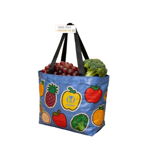 Bolsa de Compras de Polipropileno Tejido con Diseño de Asa Personalizado para Empaquetado Minorista, Tiendas de Abarrotes y Publicidad de Marca - Product Image 1