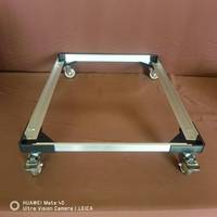 Chariot en alliage d'aluminium et plastique, longueur et largeur personnalisables, chariot de manutention empilable pour entrepôt