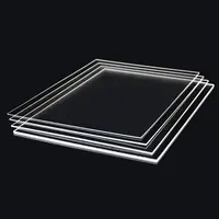 Feuille acrylique PMMA transparente en Extrusion ou casting, prix de gros réglable, 1mm, 2mm, 3mm, 4mm, 5mm