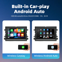 Ford Focus Kuga 2006-2011 Lecteur multimédia de voiture 7 "Android 12 GPS Navigation Radio CarPlay Portable DSP Amplificateur OBD2 RGB
