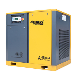 低騒音30kw 40kw三相空冷潤滑スクリュー駆動ロータリースクリューコンプレッサー37kw 50hp 25hp可変エアモーターベアリング - Product Image 4