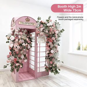 Düğün giriş dekorasyonu için GNW lüks ipek çiçek telefon kulübesi kemer - Product Image 2