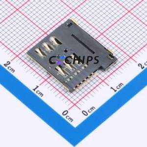 SIM202-TZ6P SIM Card Connector SMD Connector Self-Return Type Micro SIM Card Card Holder No Card Detection - Product Image 2