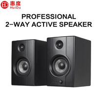 Moniteur de studio actif A200 3,5 pouces pour enregistrement, 2x45W, amplificateur numérique TI en fibre de carbone, tweeter en soie, large plage de tension