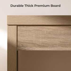 Phòng ngủ bằng gỗ tạo nên bảng, farmouse nhà văn phòng bàn với ngăn kéo cho phòng ngủ, phòng khách, ký túc xá, 47 inch nghiên cứu bàn - Product Image 5